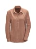 GOLDNER Velourslederhemd in camel