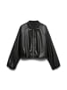 Vero Moda Lederjacke in Black