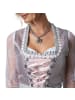 tectake Frauenkostüm Midi-Dirndl Oberammergau Modell 1 in silber/grün