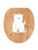 Mr. & Mrs. Panda Motiv WC Sitz Eisbär Faul ohne Spruch in Braun