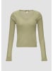 QS Strickpullover langarm in Olive