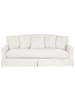 Beliani Sofa-Schonbezug GILJA in Weiß - (W) 212 x (H) 89 x (L) 107 cm