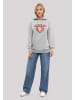 F4NT4STIC Hoodie Betty Boop Love Red Dress in grau meliert