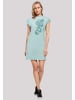 F4NT4STIC Short Sleeve Dress Drachen in Bluemint