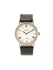 Simplify Die 5100 Lederarmbanduhr in Black/White