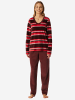 Schiesser Pyjama Comfort Nightwear in burgund