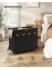 SONGMICS Wäschekorb Stevie in Schwarz - (B)40 x (H)66 x (T)79 cm