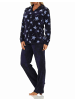 NORMANN Coralfleece Hausanzug Homewear Sternen - 58692 in marine