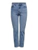 ONLY High Waist Jeans Hose ONLEMILY ANKLE Denim Pants in Blau