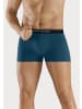 Bruno Banani Boxer in blaupetrol / navy / royalblau / grau meliert