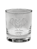 Mr. & Mrs. Panda Trinkglas Fledermaus Flügel ohne Spruch in Transparent