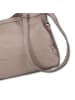 Florence Leder Schultertasche Florence Tasche grau ca. 38cm