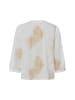 Marie Lund Bluse in ecru melange - 0001