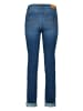Zero  Jeans Straight Fit 32 Inch in Middle Blue Denim