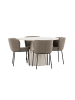 ebuy24 Essgruppe Lanzo (5-teilig) Beige 120 x 120 cm