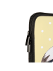 Mr. & Mrs. Panda Laptoptasche Storch mit Spruch in Gelb Pastell