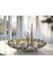 FineBuy Tischdekoration in Gold / Aluminium / 49x31x8