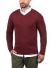 BLEND Strickpullover BHLasse 20703348ME Strickpulli mit aufgestickten Ellenbogenpatches in Rot