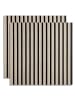 Homestyle4u Akustikpaneel 60x60 2er Set in Grau