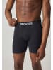 SNOCKS Lange Boxershorts Schwarz 3 Stück