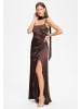 SWING Abendkleid in mocca - 0002