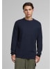 Urban Classics Urban Classics Rib Basic Sweater in navy