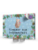 Mr. & Mrs. Panda Adventskalender Klempner Leidenschaft mit Spruch in Eisblau