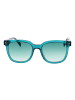 Ana Hickmann Frauen Sonnenbrille Quadratisch Türkis