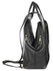 piké Rucksack echt Leder in schwarz