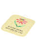 Mr. & Mrs. Panda Topflappen Hummel Blume mit Spruch in Gelb Pastell