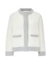 zitha Damen Strickjacke in Wollweiss Grau