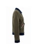 Mr&Mrs Italy Zweifarbig Grün Baumwolle Damen Jacke