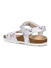 Geox Sandalen in Weiß/Lila