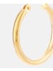 Diamant L'éternel Creolen aus 375 Gelbgold