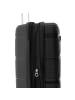 Gladiator 0800 4 Rollen Kabinentrolley 55 cm mit Dehnfalte in black