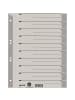Leitz Trennblatt 16520085 DIN A4 230g Karton grau 100 Stück