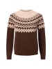 Marie Lund Strickpullover in mocca beige - 0004