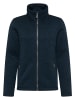 ICEBOUND Herren Strickfleecejacke in Marine Melange