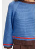 b.young Strickpullover BYOMA JUMPER - 20813529 in blau