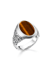 Thomas Sabo Ring Tigerauge in silber, braun