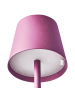 Beliani Tischlampe für den Außenbereich BACEIRO in Rosa - (W) 10 x (H) 38 x (L) 10 cm