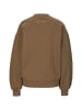 Replay Oversize Sweatshirt - Rosen-Aufdruck in braun