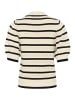 Kaffe Strickpullover KAevelyn Regular fit in Turtledove / Black Stripe