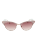 Hally & Son Frauen Sonnenbrille Vollrandige Brille Gold
