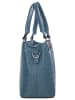 Cluty Umhängetasche echt Leder in blau