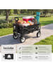 tectake Faltbarer Handwagen Leon mit Bremsen, Belastbarkeit 80kg