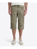 Timezone Wadenlange Cargo Shorts Gürtel Reißverschluss in Beige