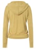 super.natural Merino Longsleeve W FUNNEL HOODIE in Beige