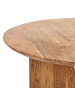 Beliani Esszimmertisch ARRAN in Braun - (W) 100 x (H) 75 x (L) 100 cm