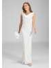 SWING Kleid in weiß - 0001
